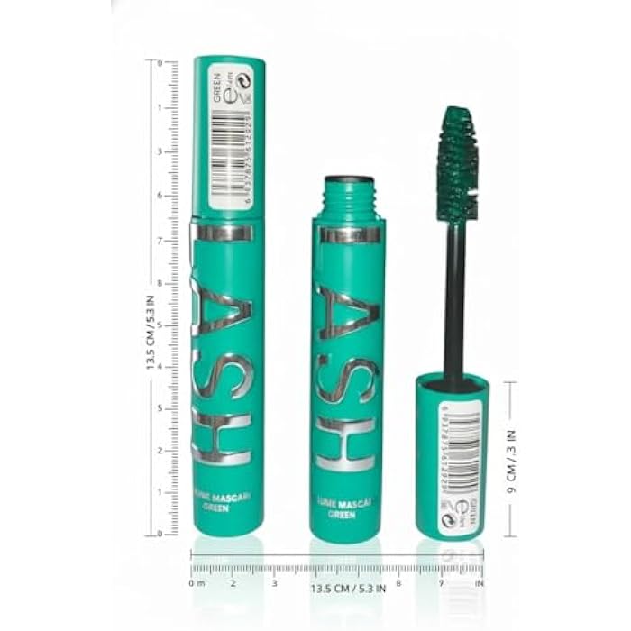 Green Color Mascara-n Mascara Eye Makeup Tool Waterproof Makeup Extension Color Long lasting - Green - Image 2